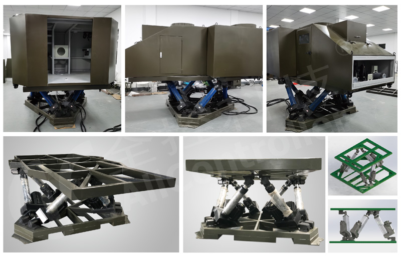 六自由度坦克駕駛訓(xùn)練模擬器案例